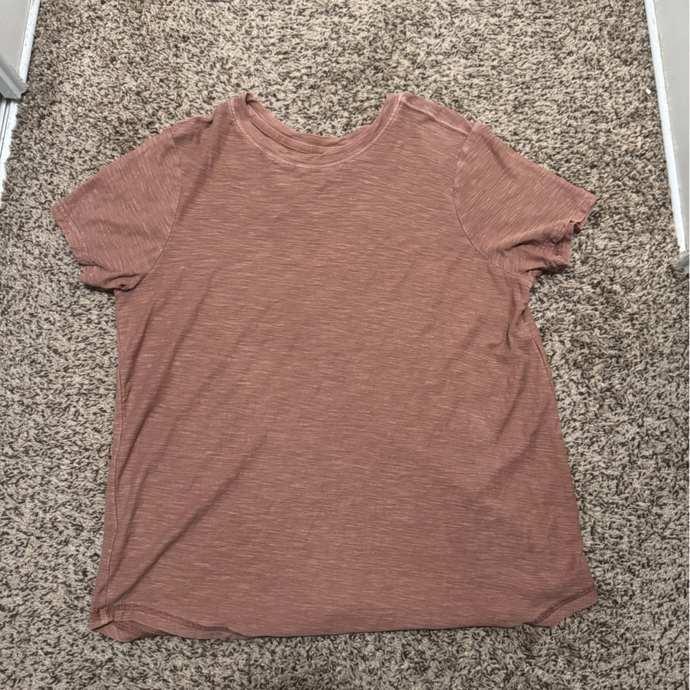 Anthropologie - Pilcro Mauve Basic Tee Size L